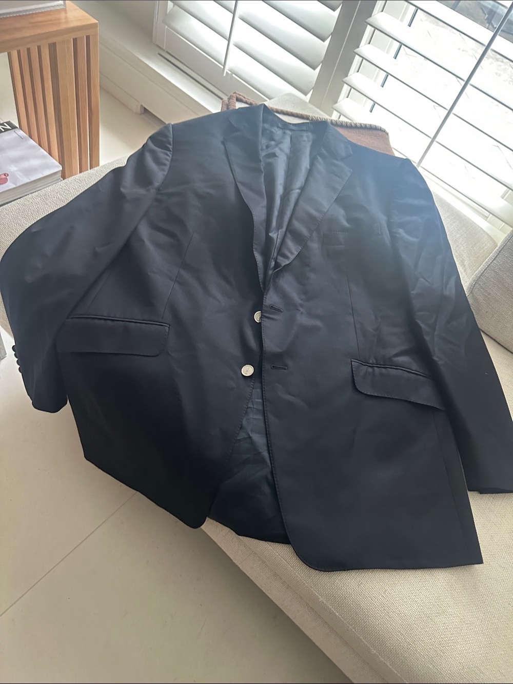 Dunhill Men's Dark Navy Single-Breasted Sport Coat